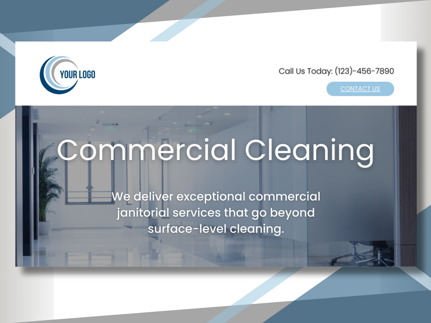 Janitorial Website Template 13