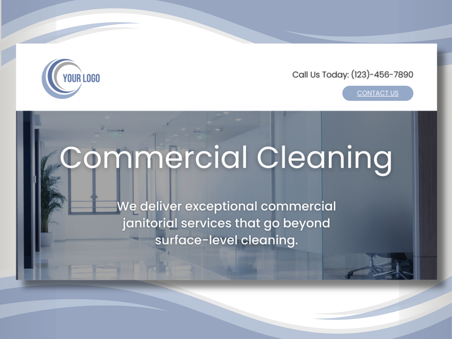 Janitorial Website Template 9