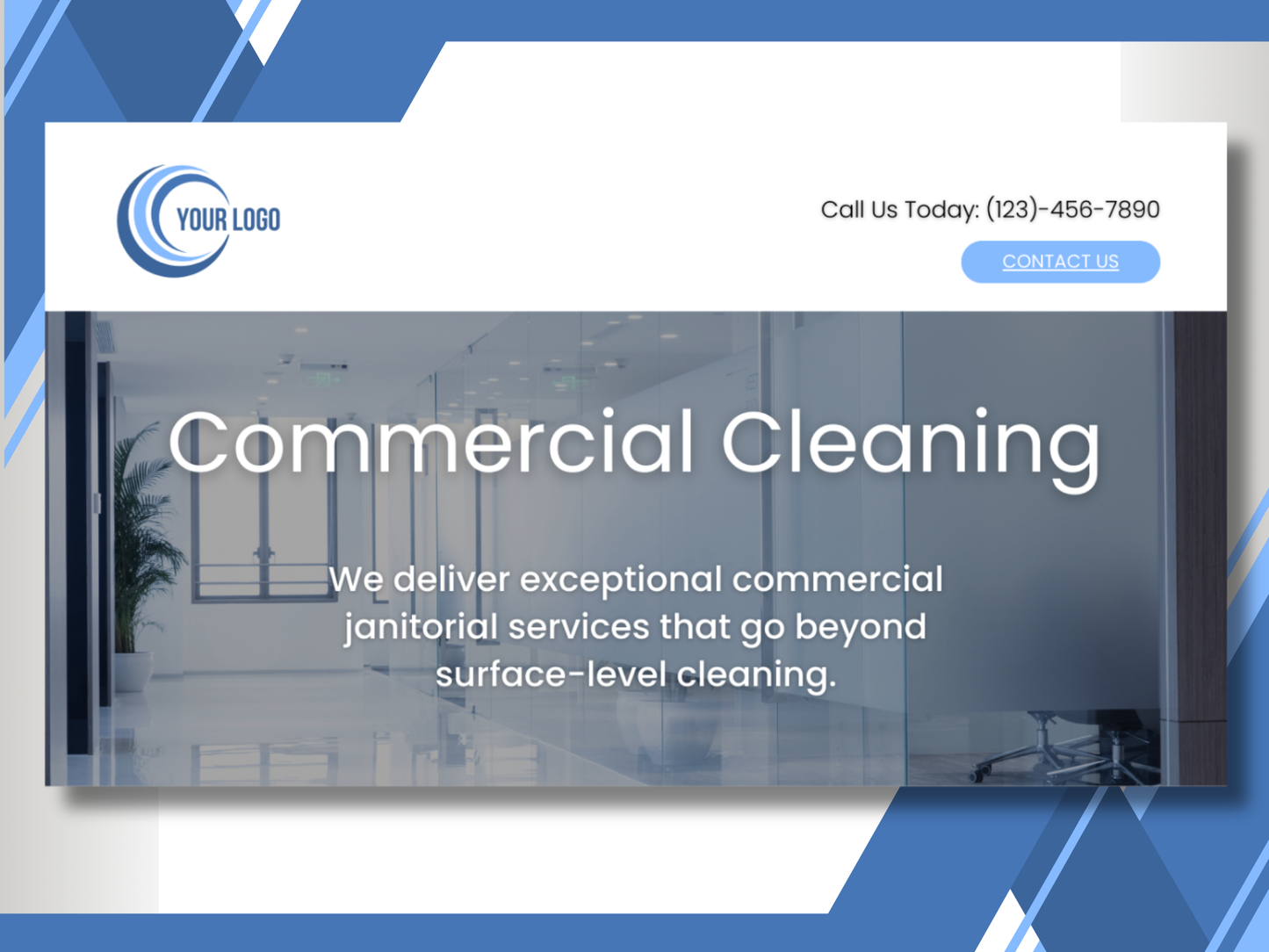 Janitorial Website Template 6