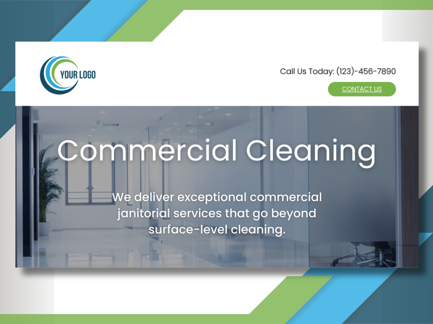 Janitorial Website Template 10