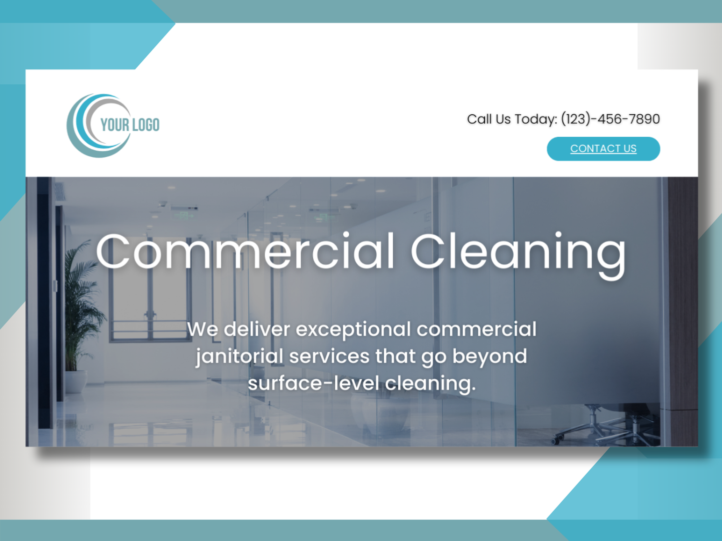 Janitorial Website Template 15