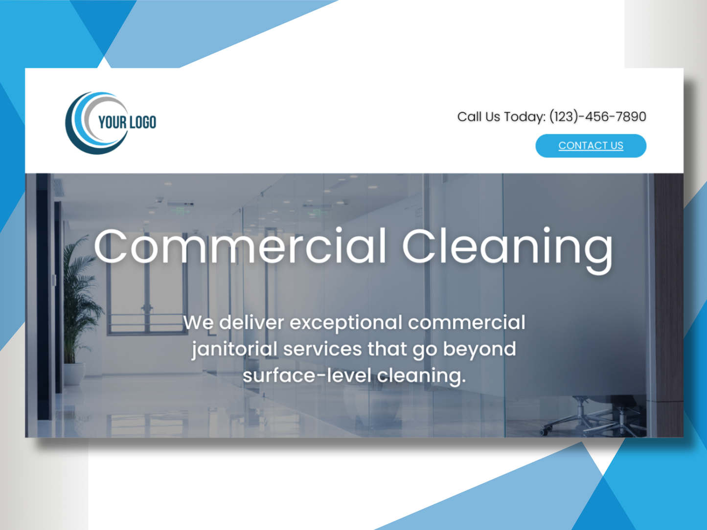 Janitorial Website Template 11