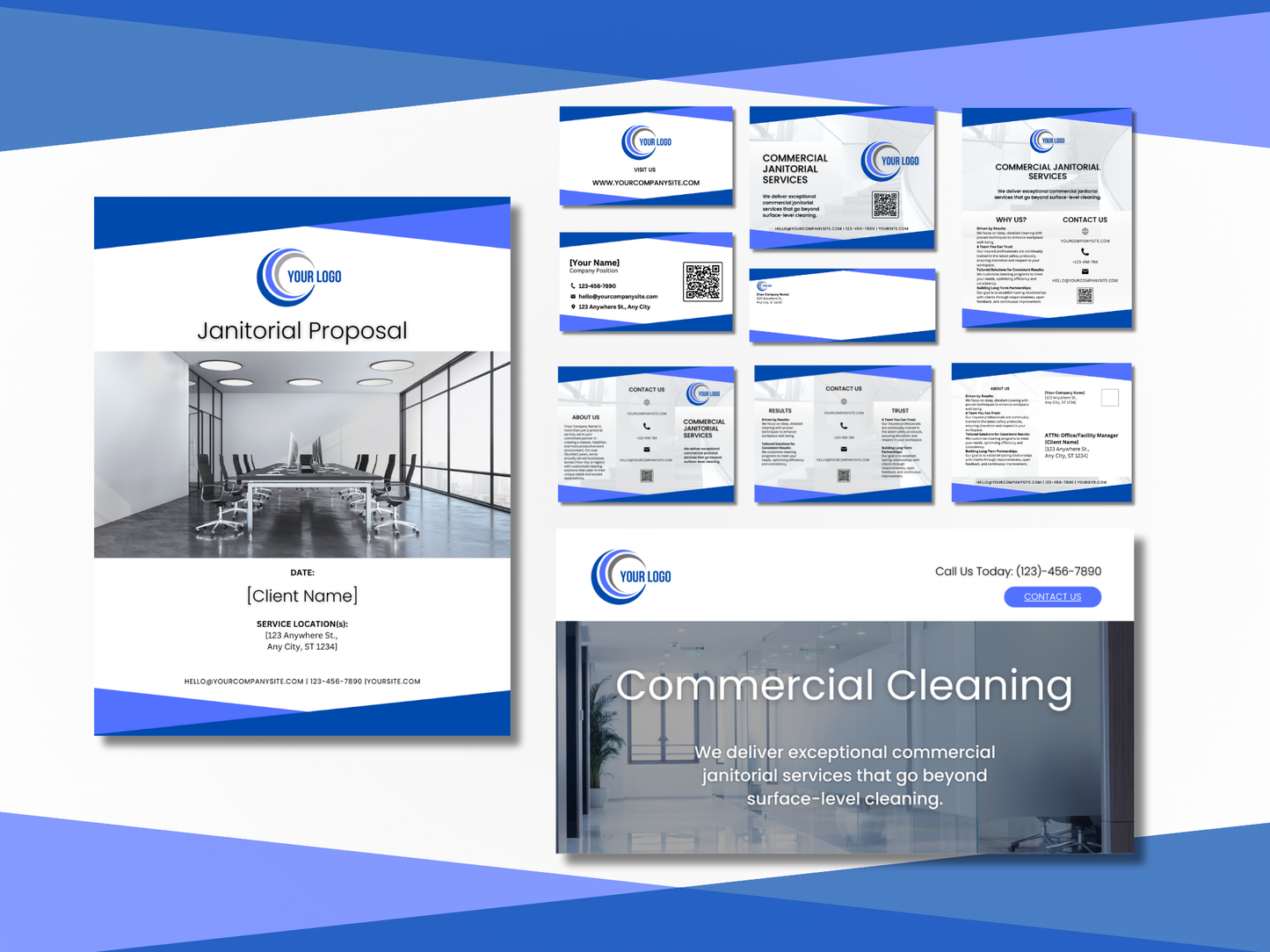 Janitorial Templates Bundle 1