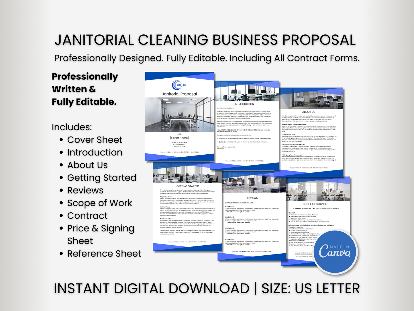 Janitorial Proposal Template 1