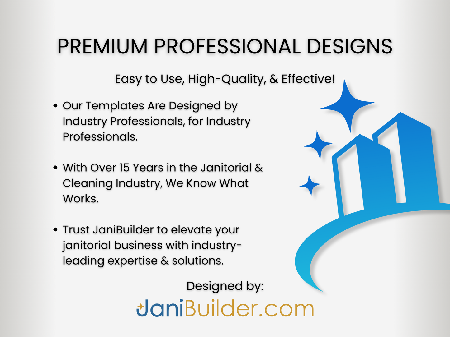 4 Janitorial Logo Templates