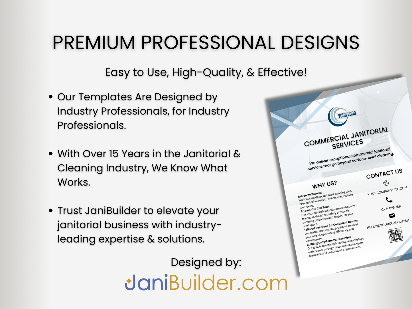 Janitorial Advertising Templates 13