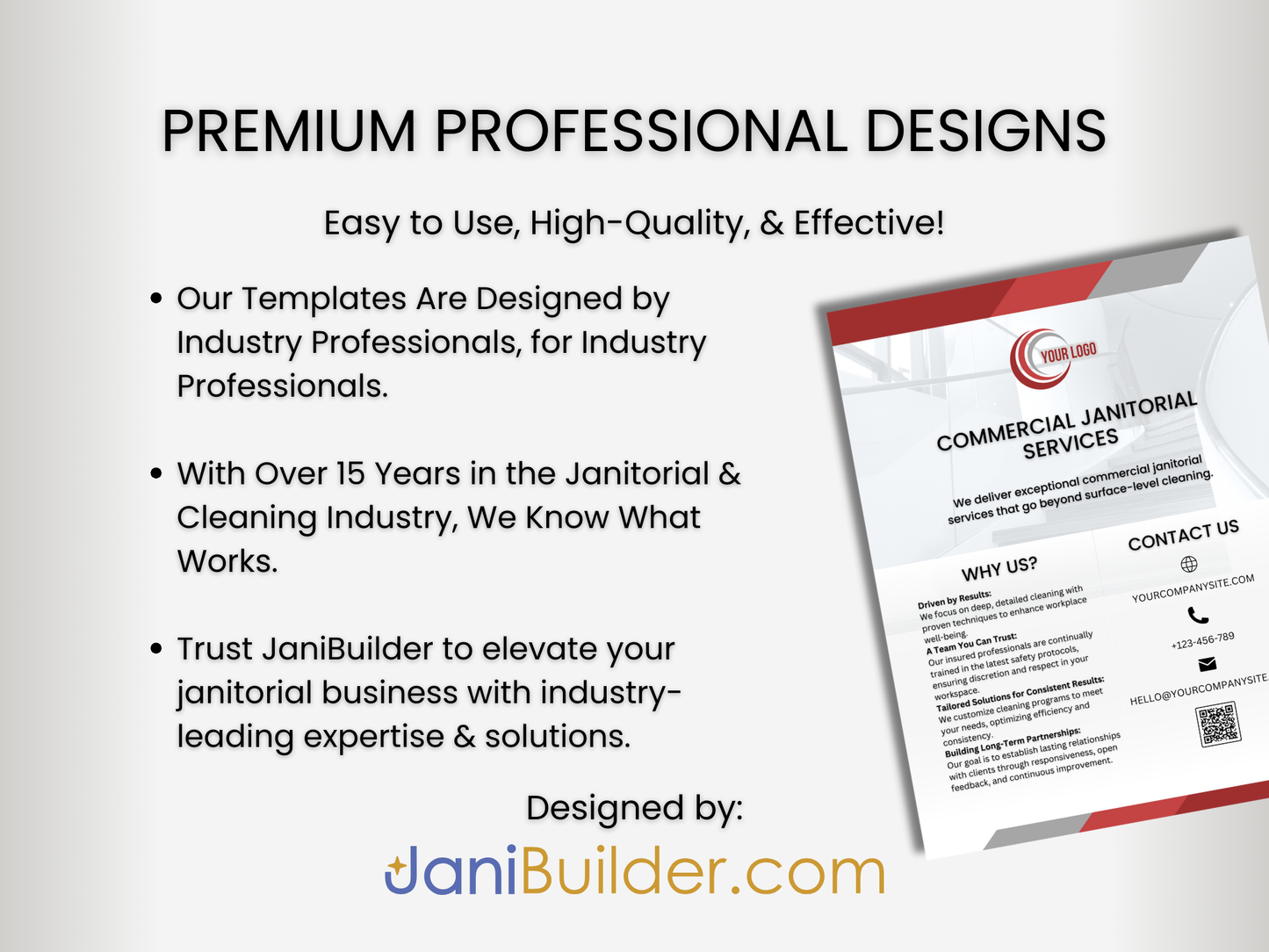 Janitorial Advertising Templates 12