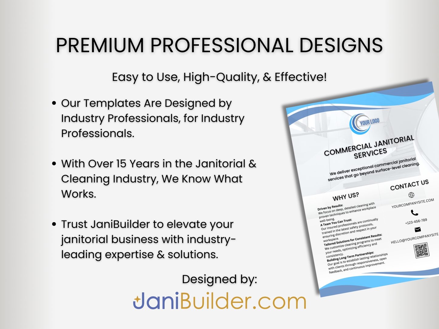 Janitorial Advertising Templates 8