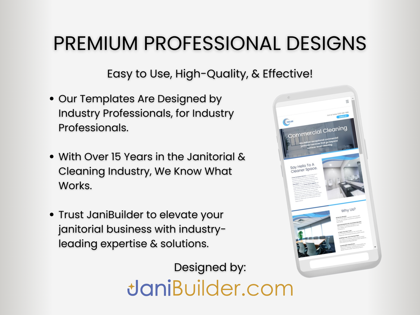 Janitorial Website Template 8