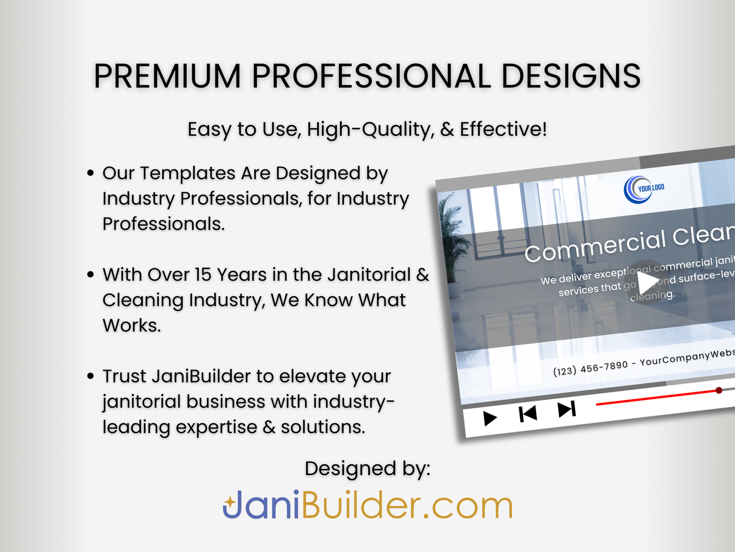 Janitorial Promo Video Template