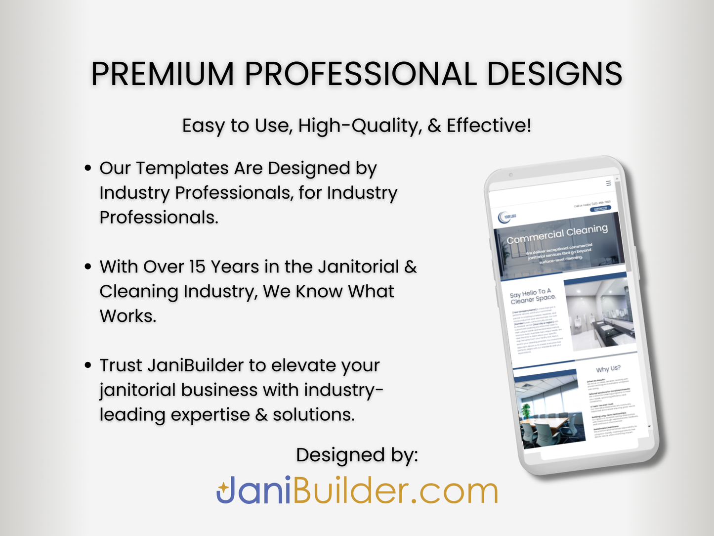 Janitorial Website Template 3