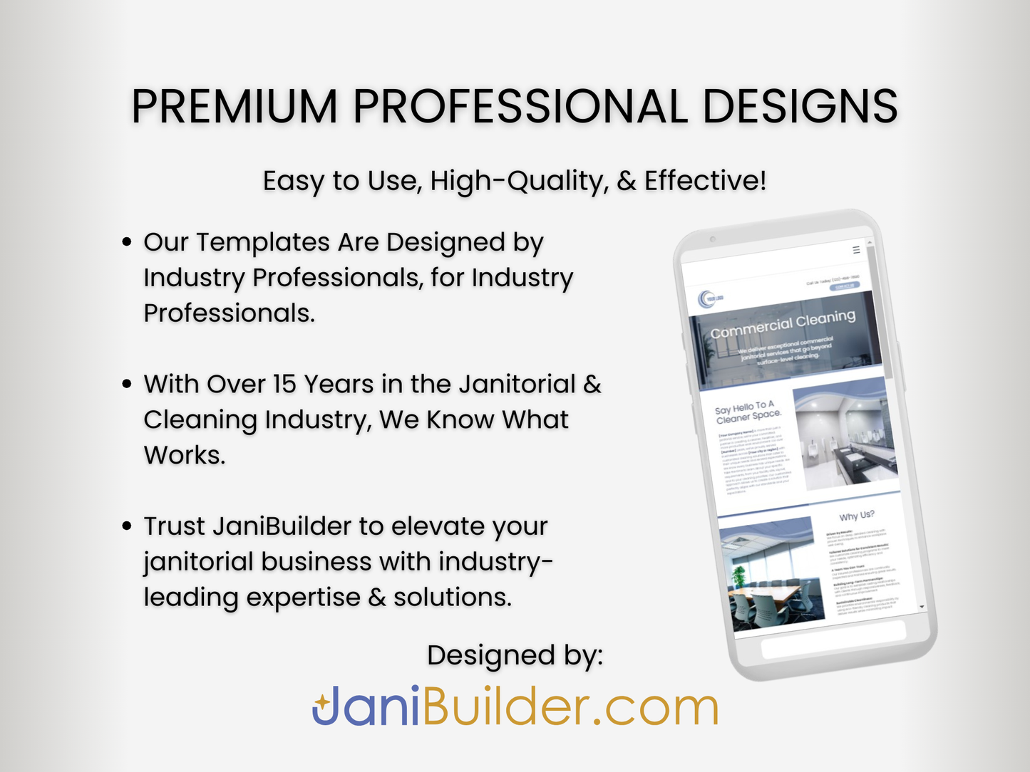 Janitorial Website Template 9